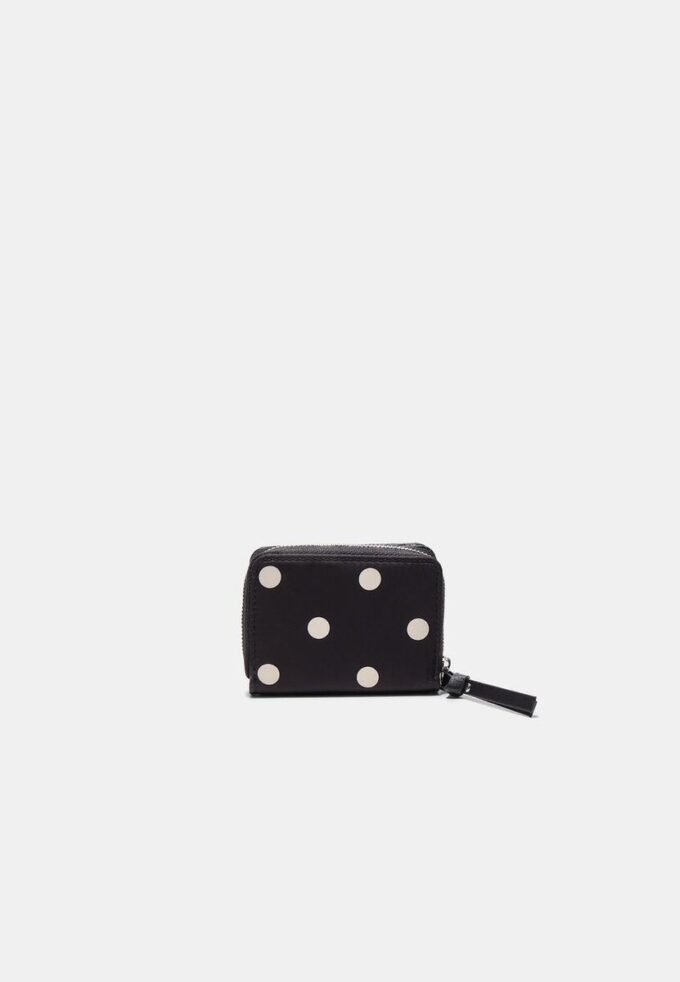 Geldbörse mit Kartenfächern und Polka-Dot-Muster Geldbörse mit Kartenfächern und Polka-Dot-Muster