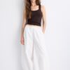 Geripptes T-Shirt mit Racerback