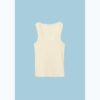 Geripptes T-Shirt mit Racerback Geripptes T-Shirt mit Racerback