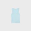 Geripptes T-Shirt mit Racerback Geripptes T-Shirt mit Racerback