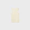 Geripptes T-Shirt mit Racerback Geripptes T-Shirt mit Racerback