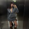 Gestreifter kurzer Blazer Gestreifter kurzer Blazer