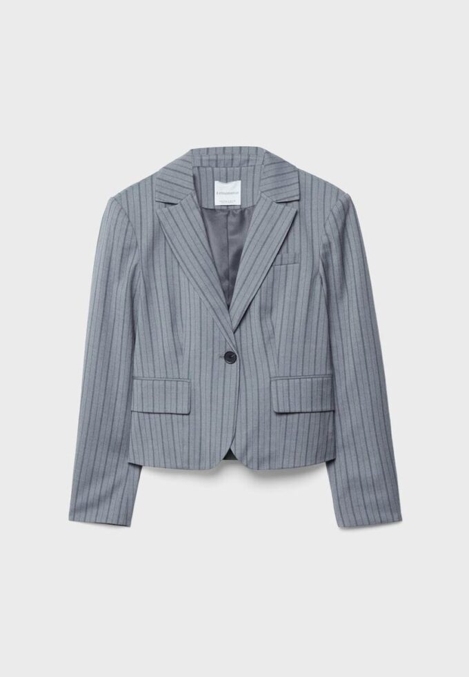 Gestreifter kurzer Blazer Gestreifter kurzer Blazer