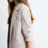 Gestreifter offener Blazer Gestreifter offener Blazer