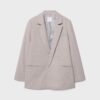 Gestreifter offener Blazer Gestreifter offener Blazer