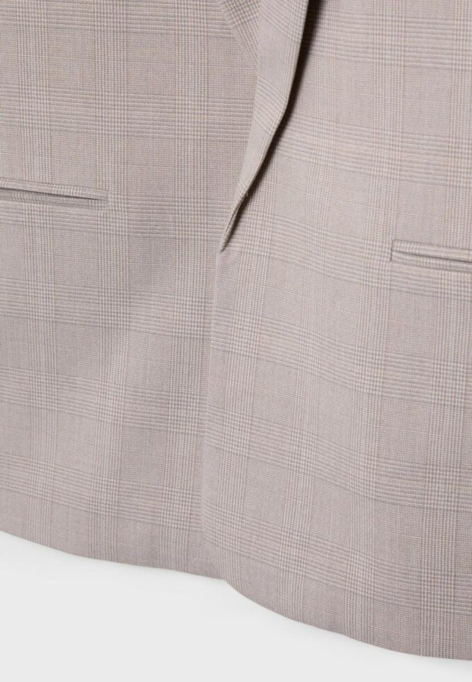 Gestreifter offener Blazer Gestreifter offener Blazer