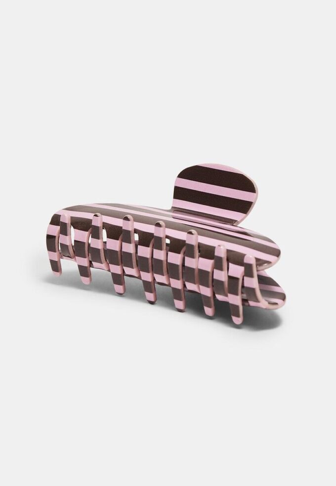 Gestreifter Pelzclip