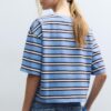 Gestreiftes Kurzarm-T-Shirt