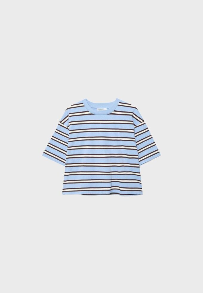 Gestreiftes Kurzarm-T-Shirt