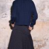 Gestrickte Strickjacke mit Knopfleiste