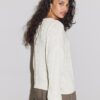 Gestrickte Strickjacke mit Knopfleiste