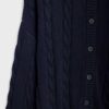 Gestrickte Strickjacke mit Knopfleiste