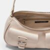 Halbmond-Umhängetasche mit Taschen