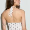 Halter-Oberteil aus Netzstoff mit Polka-Dots Halter-Oberteil aus Netzstoff mit Polka-Dots