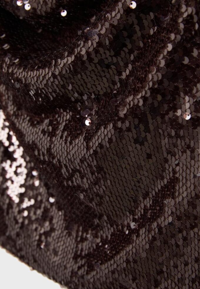 Halter-Oberteil mit Pailletten Halter-Oberteil mit Pailletten