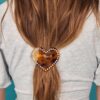 Herz-Nieten-Pelzclip