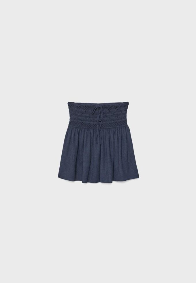 Häkel-Bandeau-Oberteil