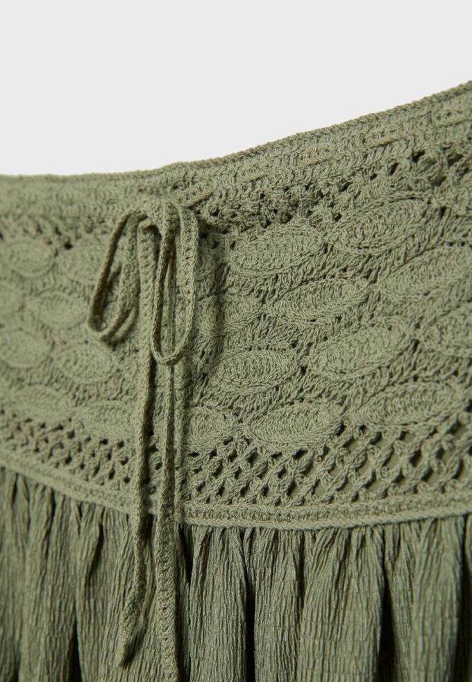 Häkel-Bandeau-Oberteil Häkel-Bandeau-Oberteil