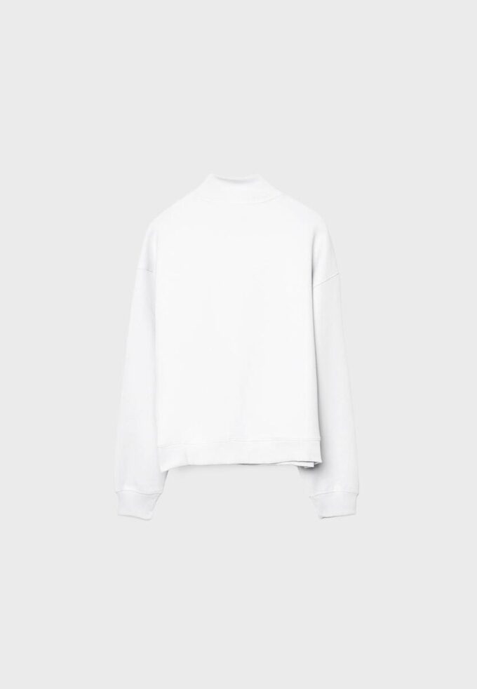 Hochgeschlossenes Sweatshirt mit Reißverschluss