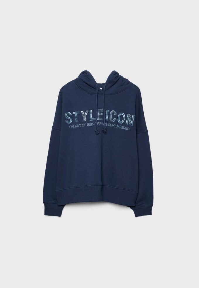 Hoodie mit Strasssteinen Hoodie mit Strasssteinen