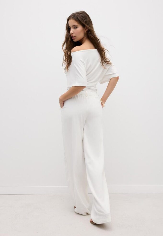 Hose mit geradem Bein im Leinen-Look Hose mit geradem Bein im Leinen-Look