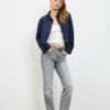 Jacke aus Kunstwildleder mit Taschen