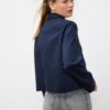 Jacke aus Kunstwildleder mit Taschen
