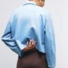 Jacke aus Kunstwildleder mit Taschen
