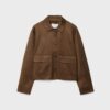 Jacke aus Kunstwildleder mit Taschen