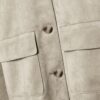 Jacke aus Kunstwildleder mit Taschen