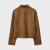 Jacke aus Kunstwildleder mit Taschen