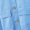 Jacke aus Kunstwildleder mit Taschen