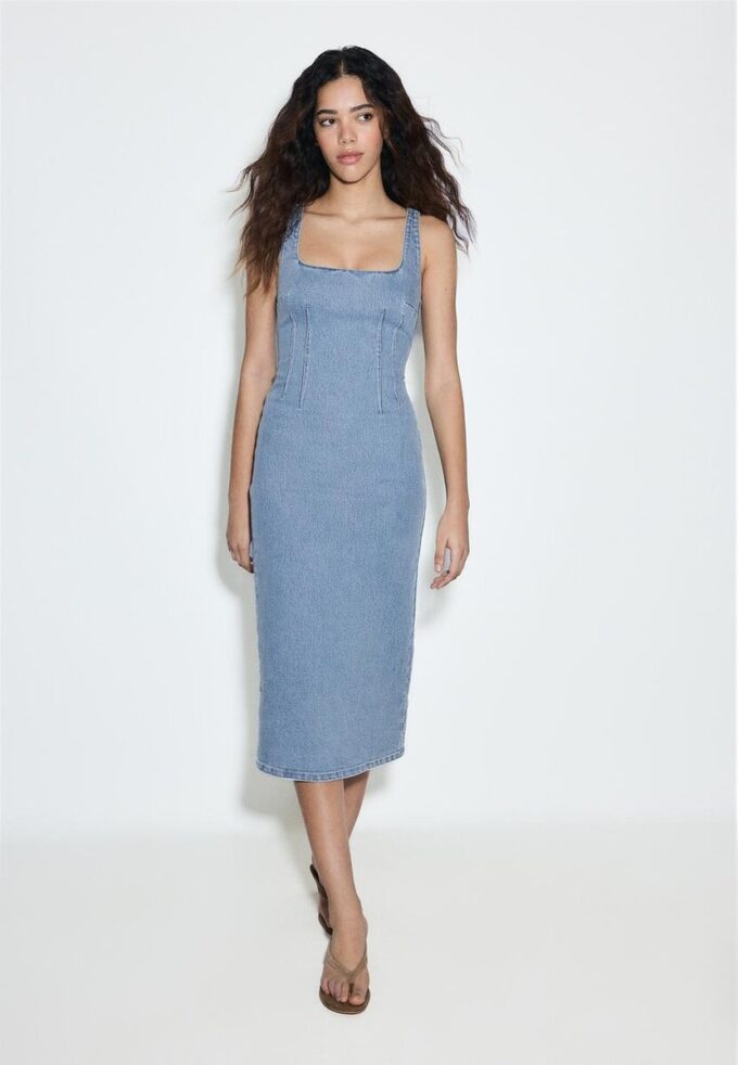 Jeans-Midi-Kleid Jeans-Midi-Kleid