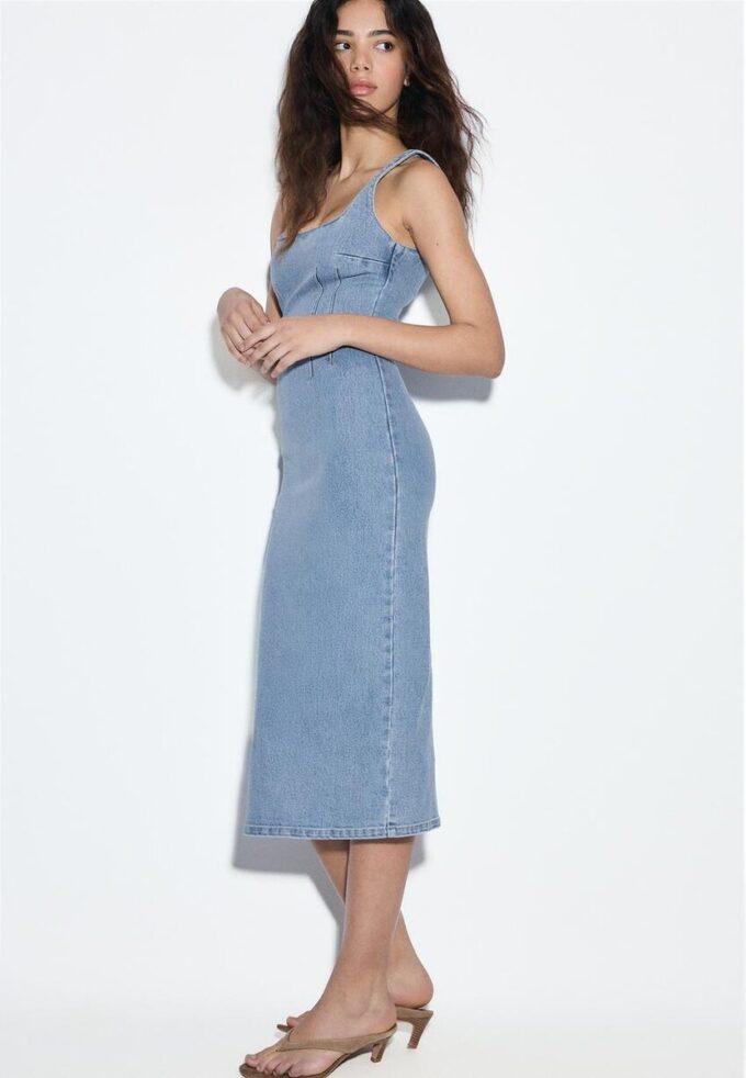 Jeans-Midi-Kleid Jeans-Midi-Kleid