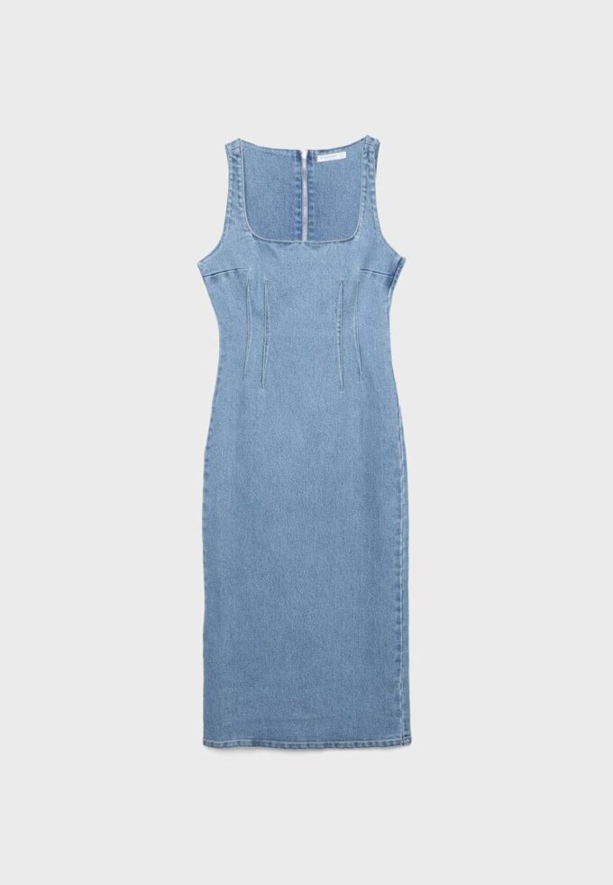 Jeans-Midi-Kleid Jeans-Midi-Kleid