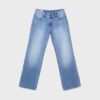 Jeans mit geradem Bein und doppelten Metallknöpfen
