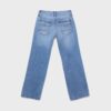 Jeans mit geradem Bein und doppelten Metallknöpfen