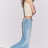 Jeans mit geradem Bein und niedriger Leibhöhe