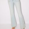 Jeans mit niedriger Leibhöhe und Nahttaschen