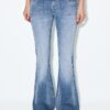 Jeans mit niedriger Leibhöhe und Nahttaschen