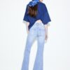 Jeans mit niedriger Leibhöhe und Nahttaschen