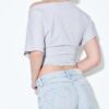 Jeans mit niedriger Leibhöhe und Wide Leg mit Stern-Detail
