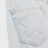 Jeans mit niedriger Leibhöhe und Wide Leg mit Stern-Detail