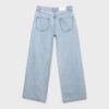 Jeans mit niedriger Leibhöhe und Wide Leg mit Strasssteinen