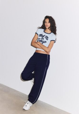 Jogginghose mit Paspel