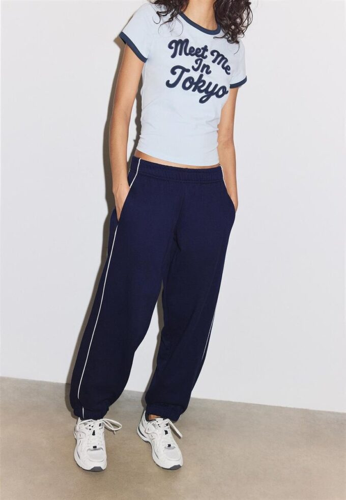 Jogginghose mit Paspel