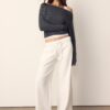 Jogginghose mit weitem Bein