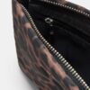 Kulturbeutel mit Leopardenmuster und Reißverschluss