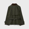 Kurz gewachster Trenchcoat mit Gürtel Kurz gewachster Trenchcoat mit Gürtel