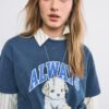 Kurzarm-T-Shirt mit Grafik und Applikation